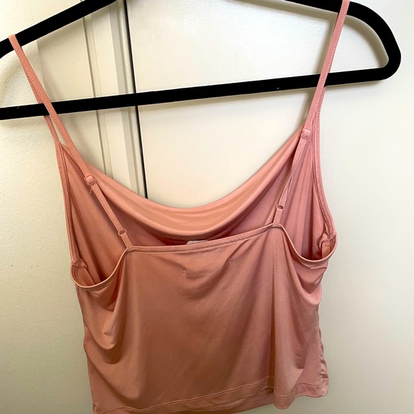 Urban Outfitters Pink Cowl-Neck Crop Top - Picture 3 of 4